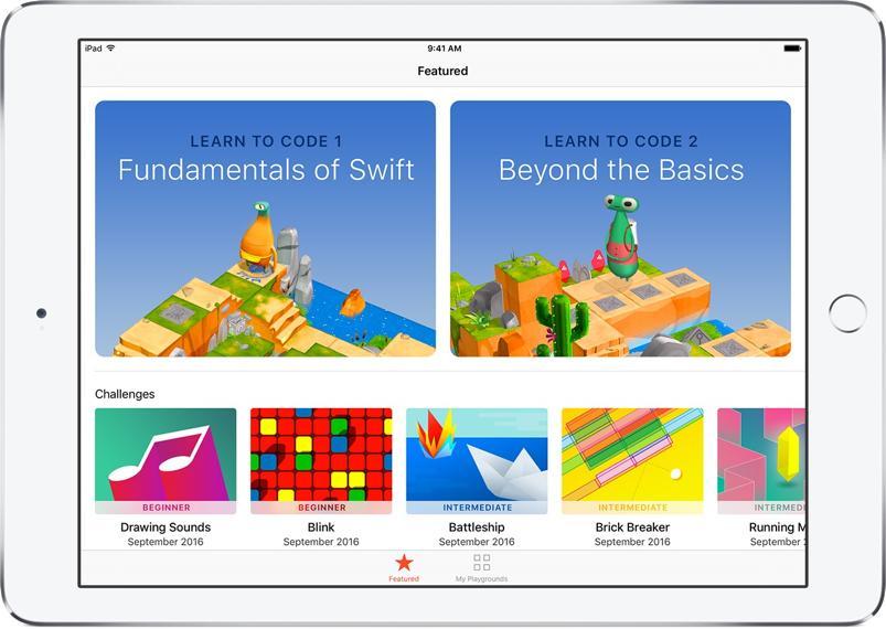 Swift Playgrounds per iPad
