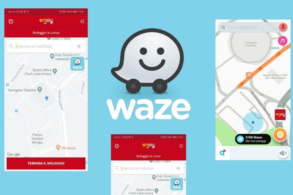 Enjoy e Waze una nuova alleanza per migliorare il modo di muoversi in città