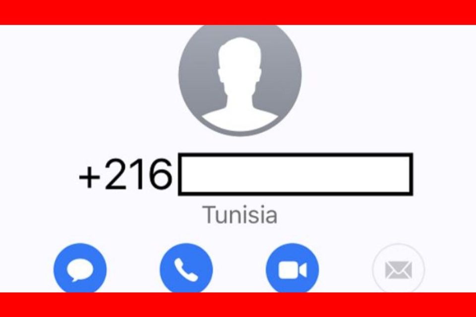 truffa telefonate tunisia prefisso 216