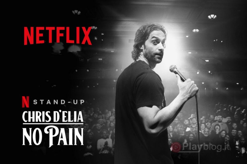 Disponibile da oggi su Netflix Chris D'Elia: No Pain