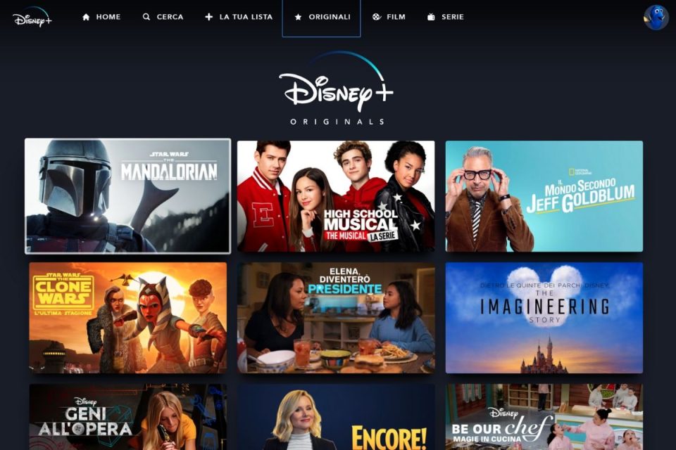 Disney+ guida ai contenuti disponibili per lo streaming