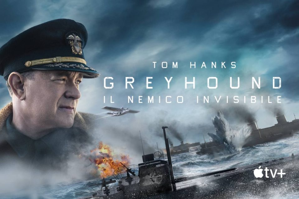 copertina Tom Hanks Greyhound il nemico invisibile apple tv plus
