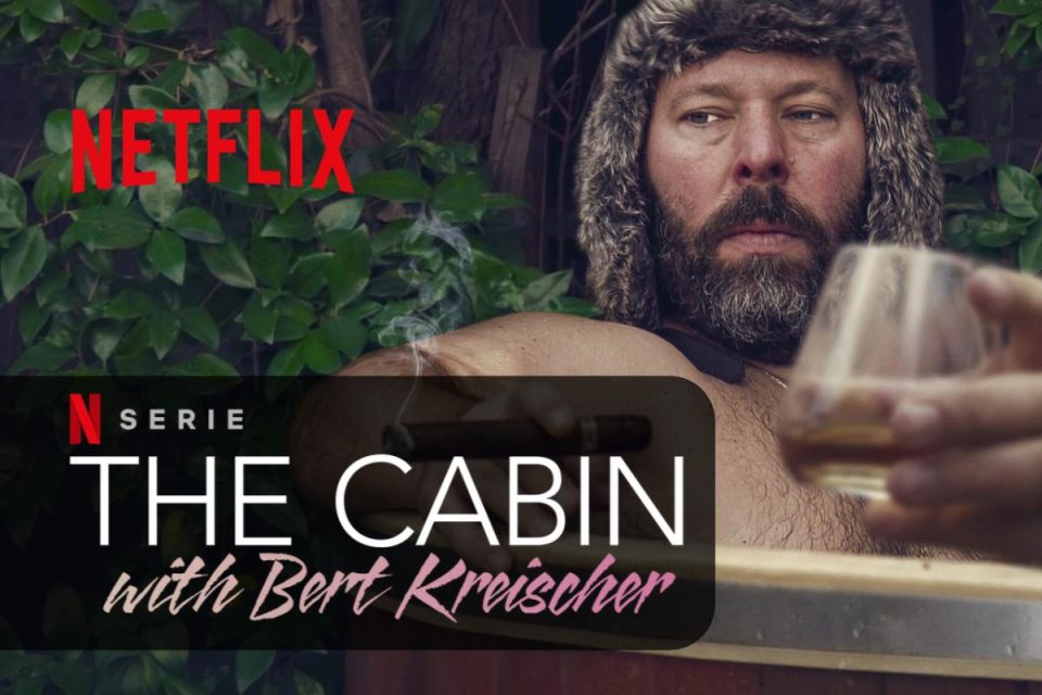 The Cabin with Bert Kreischer su Netflix natura selvaggia in un rifugio purificante