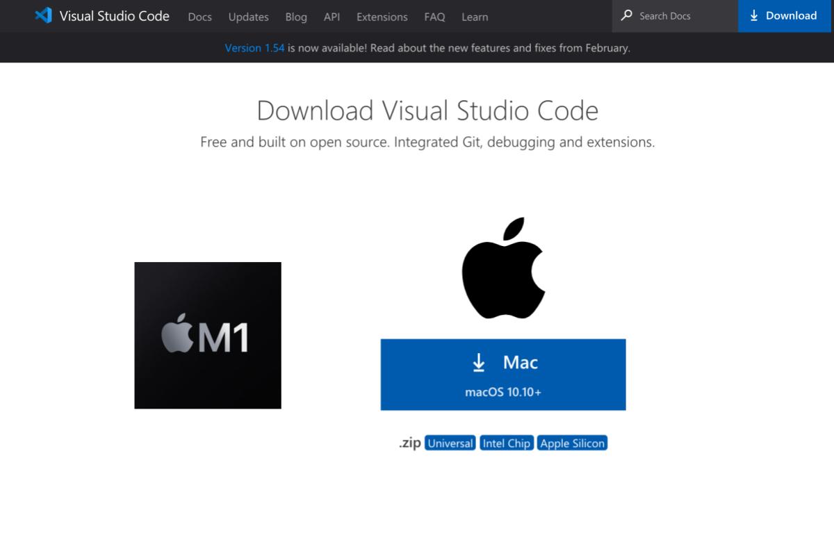 visual studio code m1