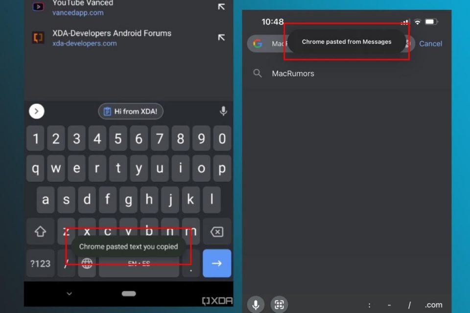 Android 12 rivela le notifiche di accesso agli appunti in stile iOS 14