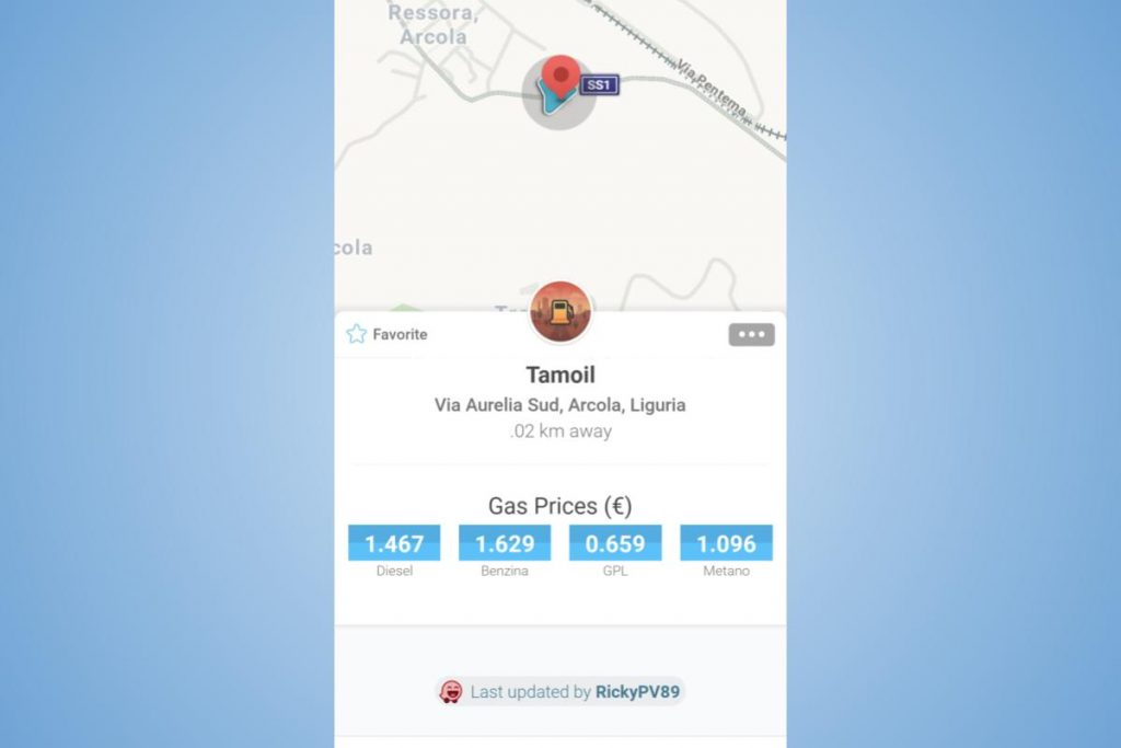 La Community di Waze aggiorna in tempo reale il prezzo del carburante nelle stazioni di servizio italiane
