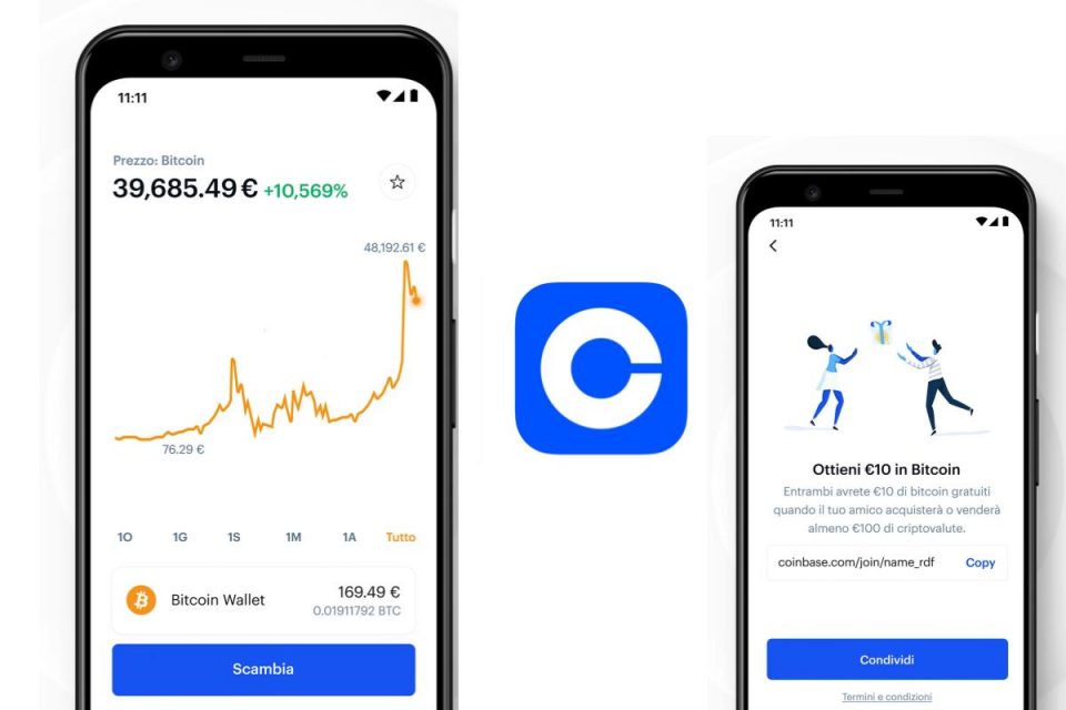 Coinbase: La migliore app gratuita per gestire la tua criptovaluta