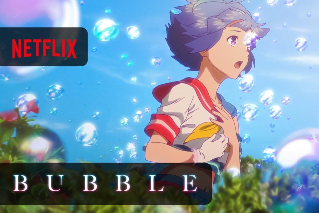 Bubble disponibile da oggi l'Anime di fantascienza e fantasy solo su Netflix