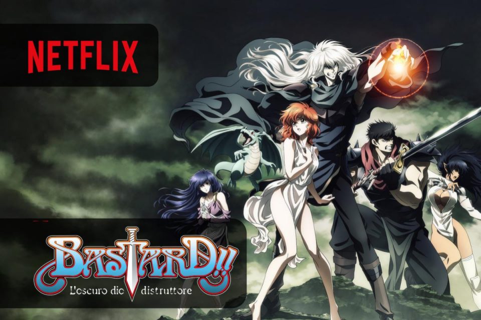 Bastard!! - L'oscuro dio distruttore la serie anime debutta su Netflix