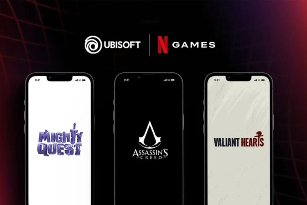 Ubisoft e Netflix collaborano per rilasciare tre giochi per dispositivi mobili, tra cui un nuovo gioco "Assassin's Creed" e un sequel di "Valiant Hearts"