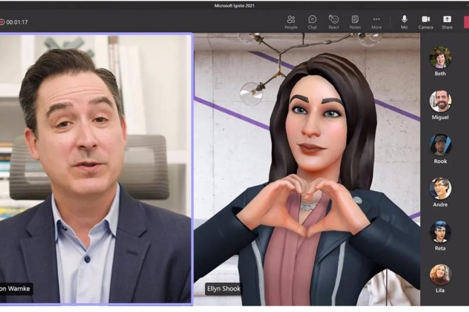 Microsoft Teams ti consentirà di trasformarti in un avatar 3D per tutti
