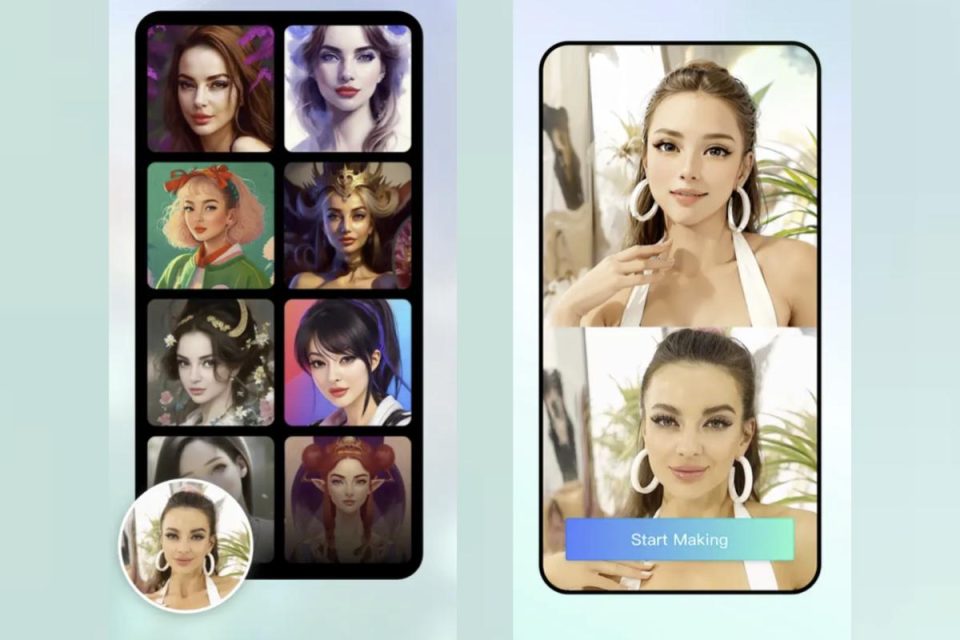 Genera immagini con l'intelligenza artificiale di FacePlay - AI Art Generator