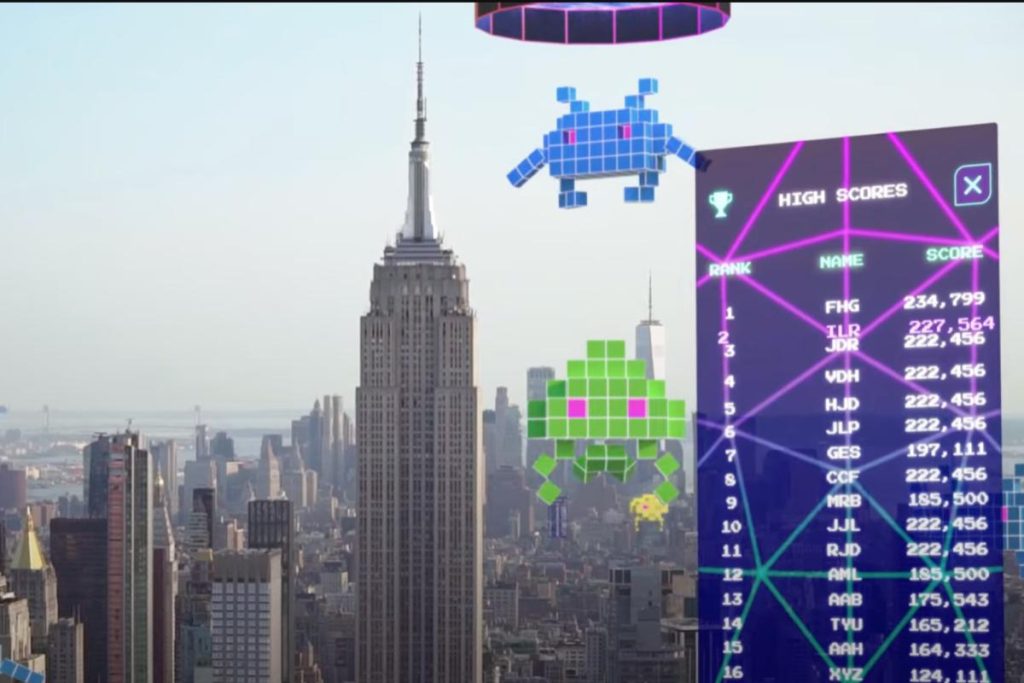 Google e Taito stanno collaborando a un gioco AR Space Invaders