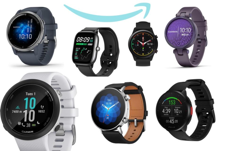 Una selezione di smartwatch in Offerta su Amazon