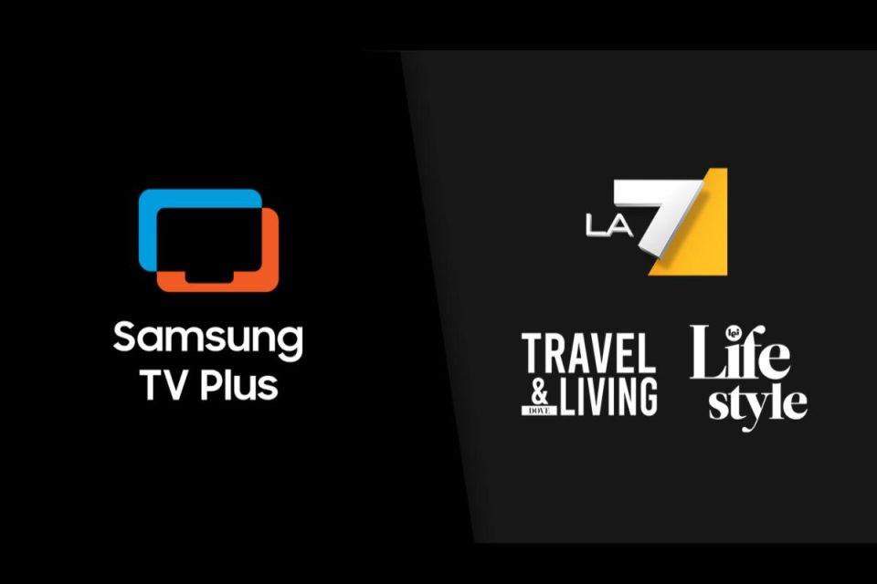 Su Samsung TV Plus ora disponibili i primi 3 canali del Gruppo RCS LA7, Travel & Living e Lifestyle