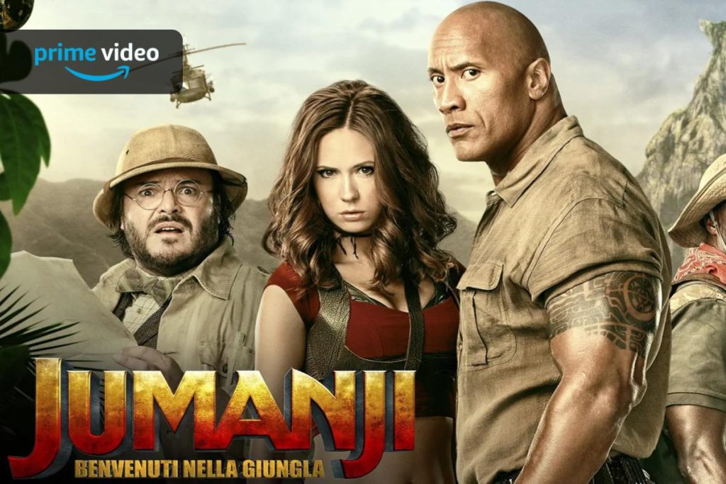 Jumanji Benvenuti nella Giungla ora in streaming su Amazon