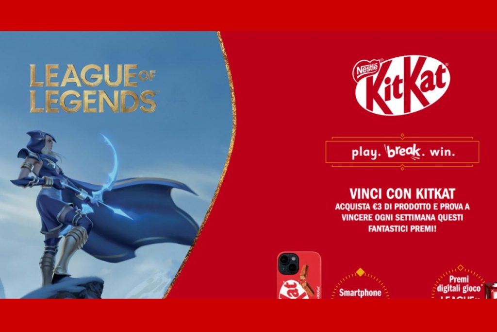 leagues of legends kitkat offerta