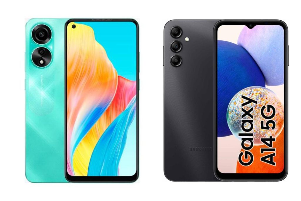 Samsung Galaxy A14 5G vs OPPO A78 5G: i due telefoni a confronto