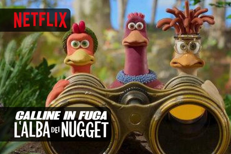 Il Film Galline in fuga: L'alba dei nugget è disponibile in streaming su Netflix